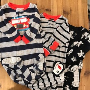 3-pack of Carter’s fleece pjs in 24 months